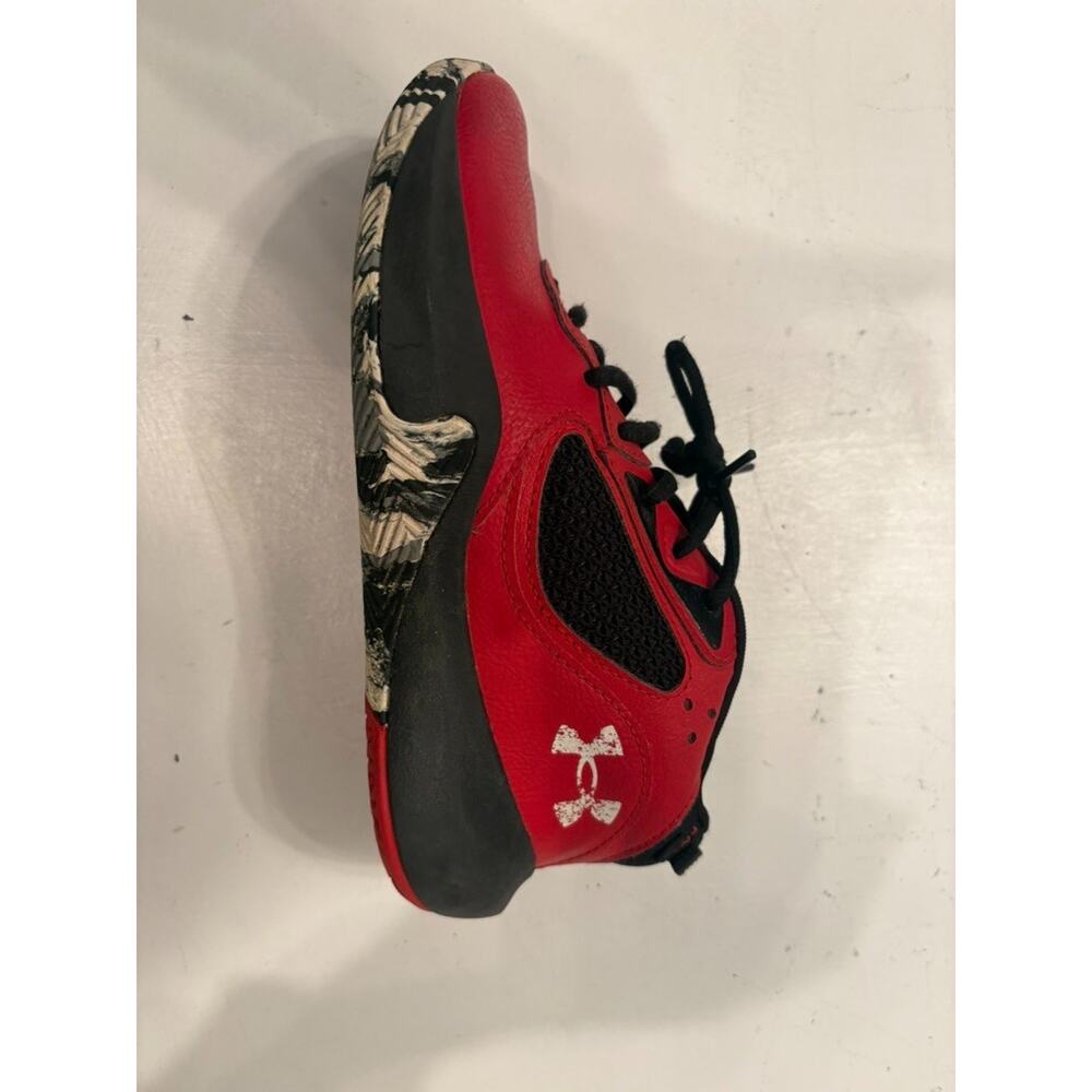 Under Armour Lockdown 4.5Y Red Black - Picture 7 of 7